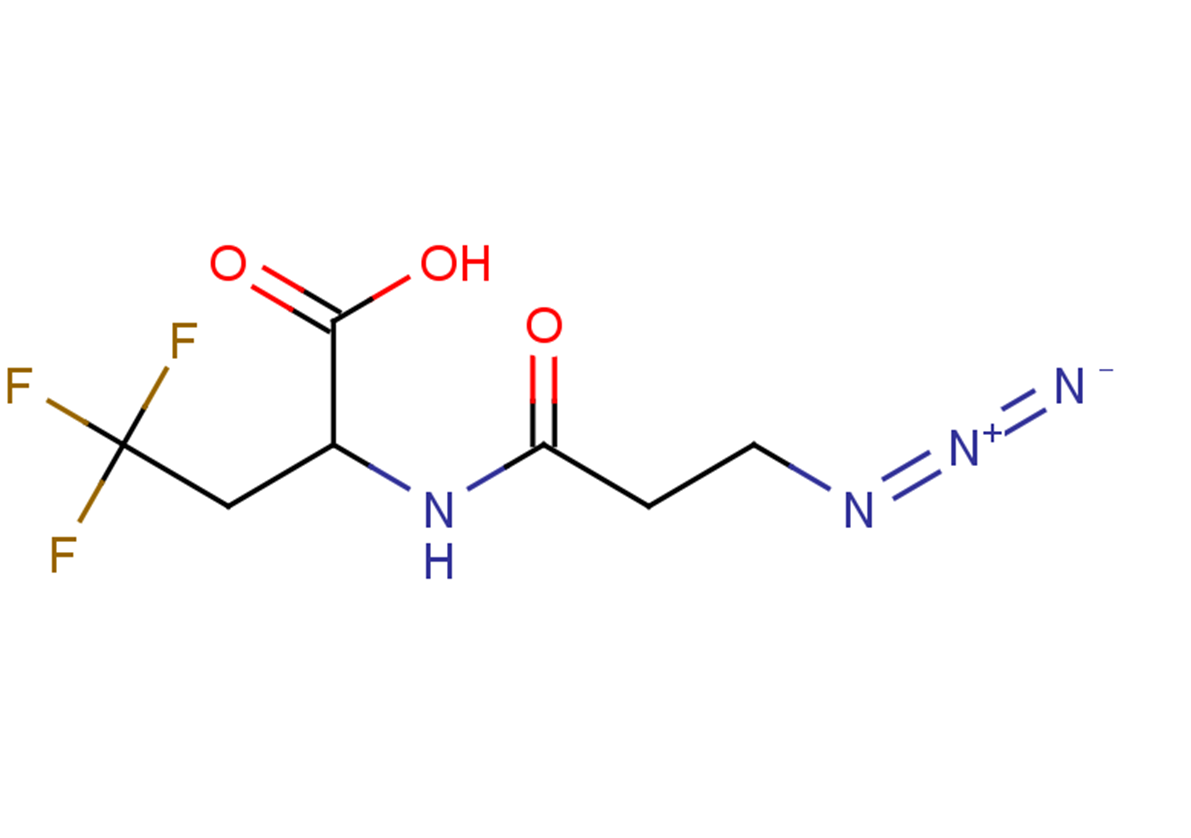 2-(3-azidopropanamido)-4,4,4-trifluorobutanoic acid