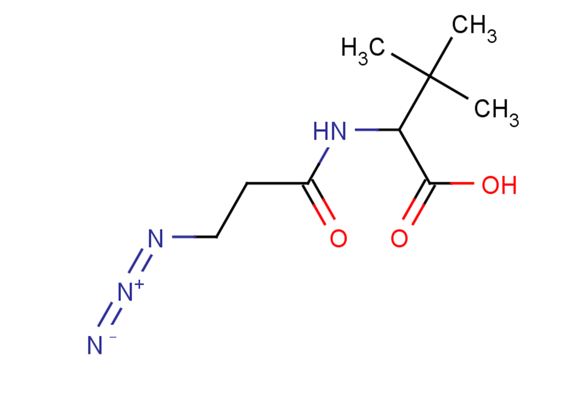 2-(3-azidopropanamido)-3,3-dimethylbutanoic acid