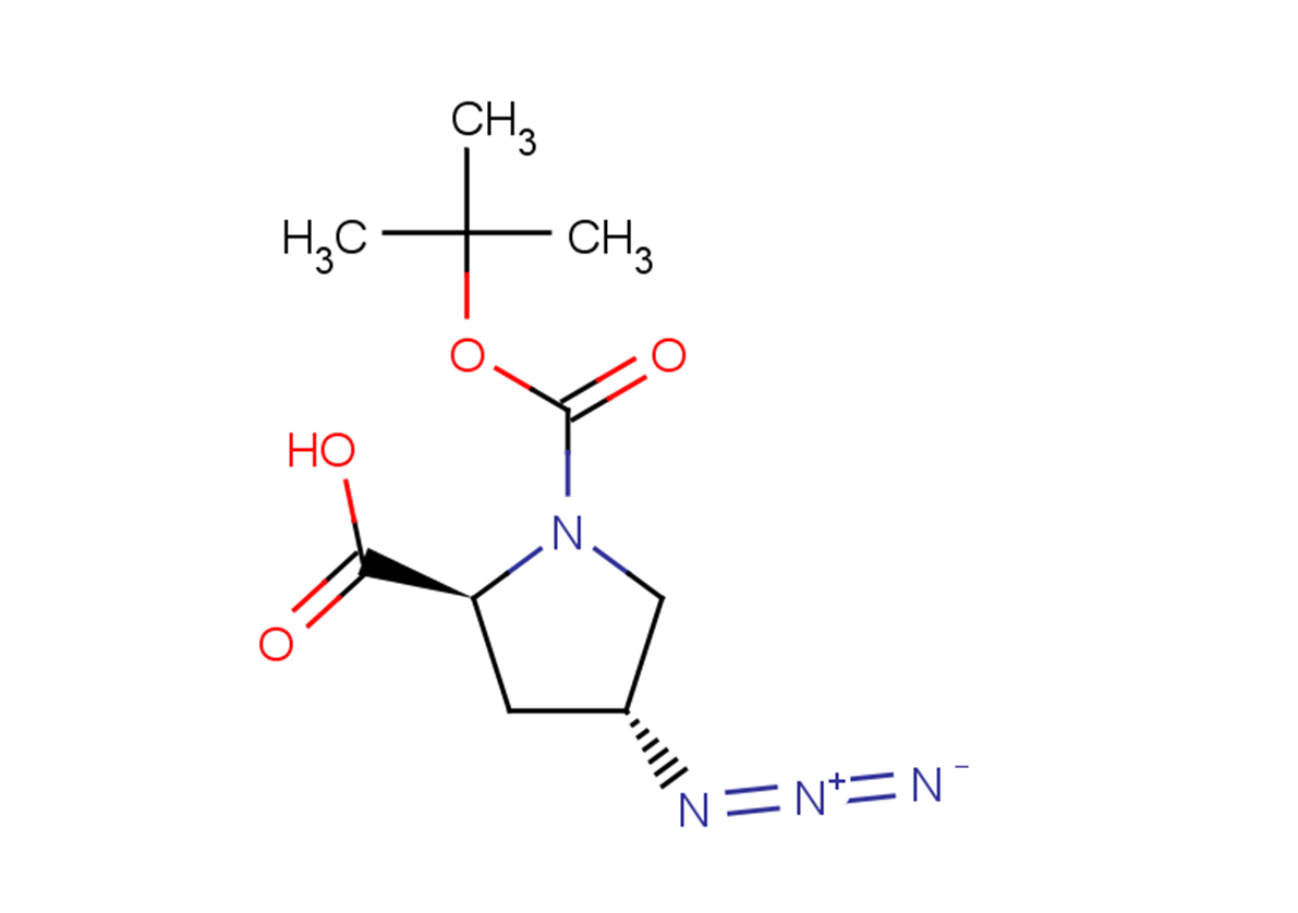 (2S,4R)-4-azido-1-[(tert-butoxy)carbonyl]pyrrolidine-2-carboxylic acid