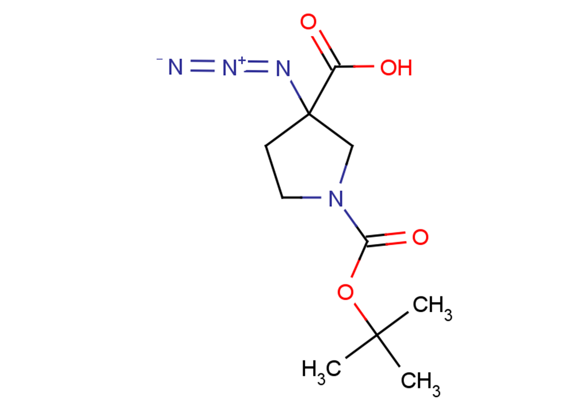3-azido-1-[(tert-butoxy)carbonyl]pyrrolidine-3-carboxylic acid
