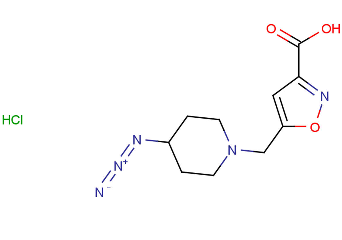 5-[(4-azidopiperidin-1-yl)methyl]-1,2-oxazole-3-carboxylic acid hydrochloride