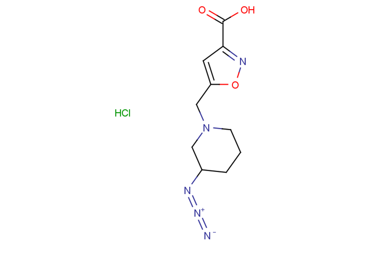 5-[(3-azidopiperidin-1-yl)methyl]-1,2-oxazole-3-carboxylic acid hydrochloride