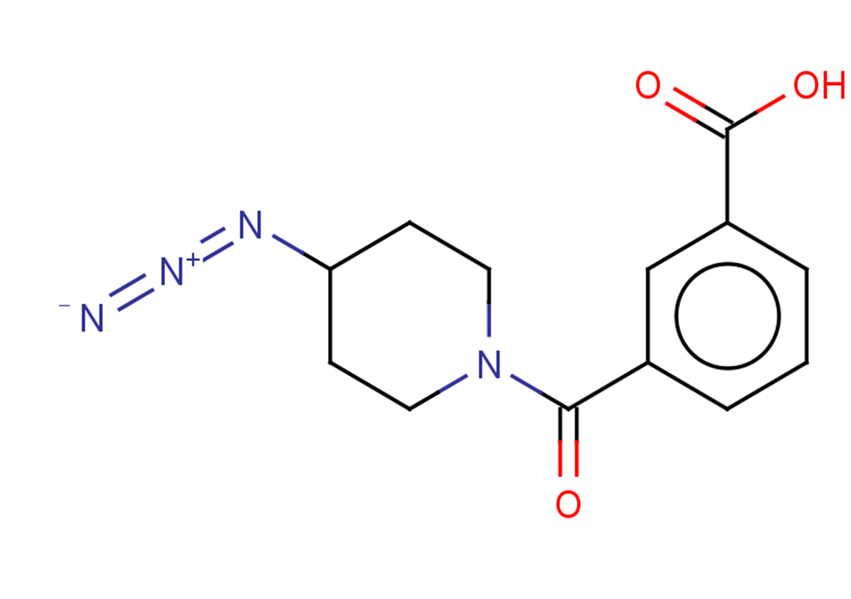 3-[(4-azidopiperidin-1-yl)carbonyl]benzoic acid