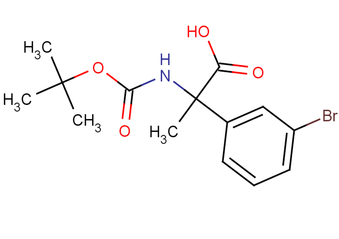 2-(3-bromophenyl)-2-{[(tert-butoxy)carbonyl]amino}propanoic acid