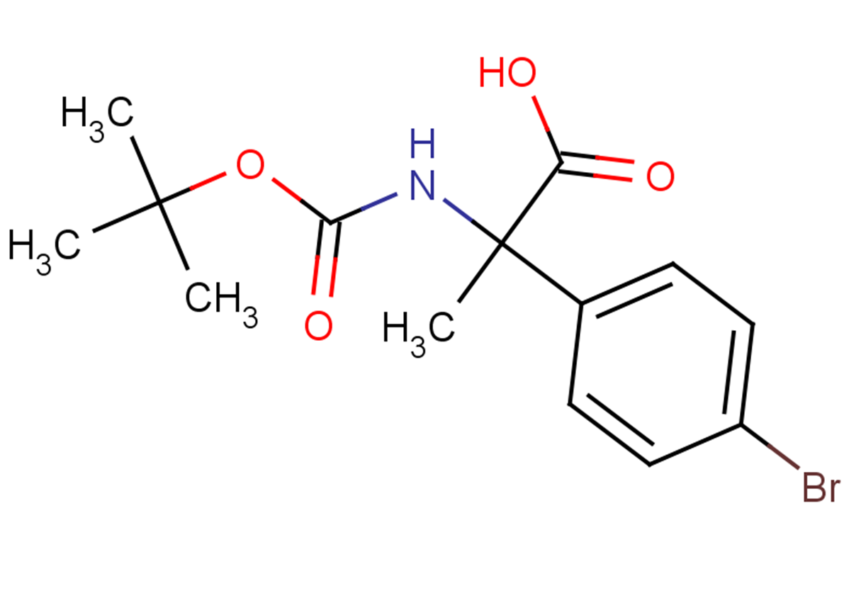 2-(4-bromophenyl)-2-{[(tert-butoxy)carbonyl]amino}propanoic acid