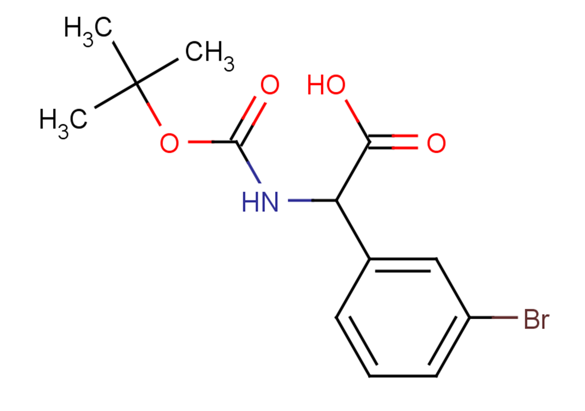 2-(3-bromophenyl)-2-{[(tert-butoxy)carbonyl]amino}acetic acid