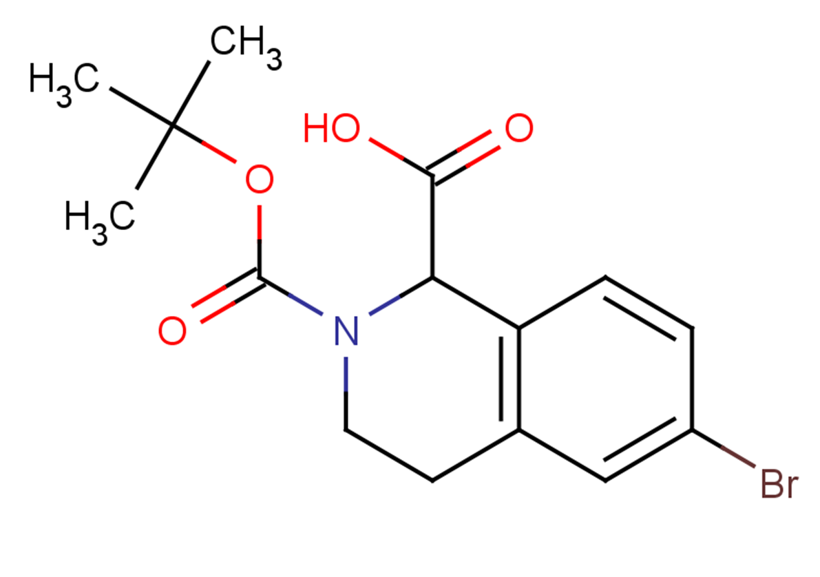 6-bromo-2-[(tert-butoxy)carbonyl]-1,2,3,4-tetrahydroisoquinoline-1-carboxylic acid