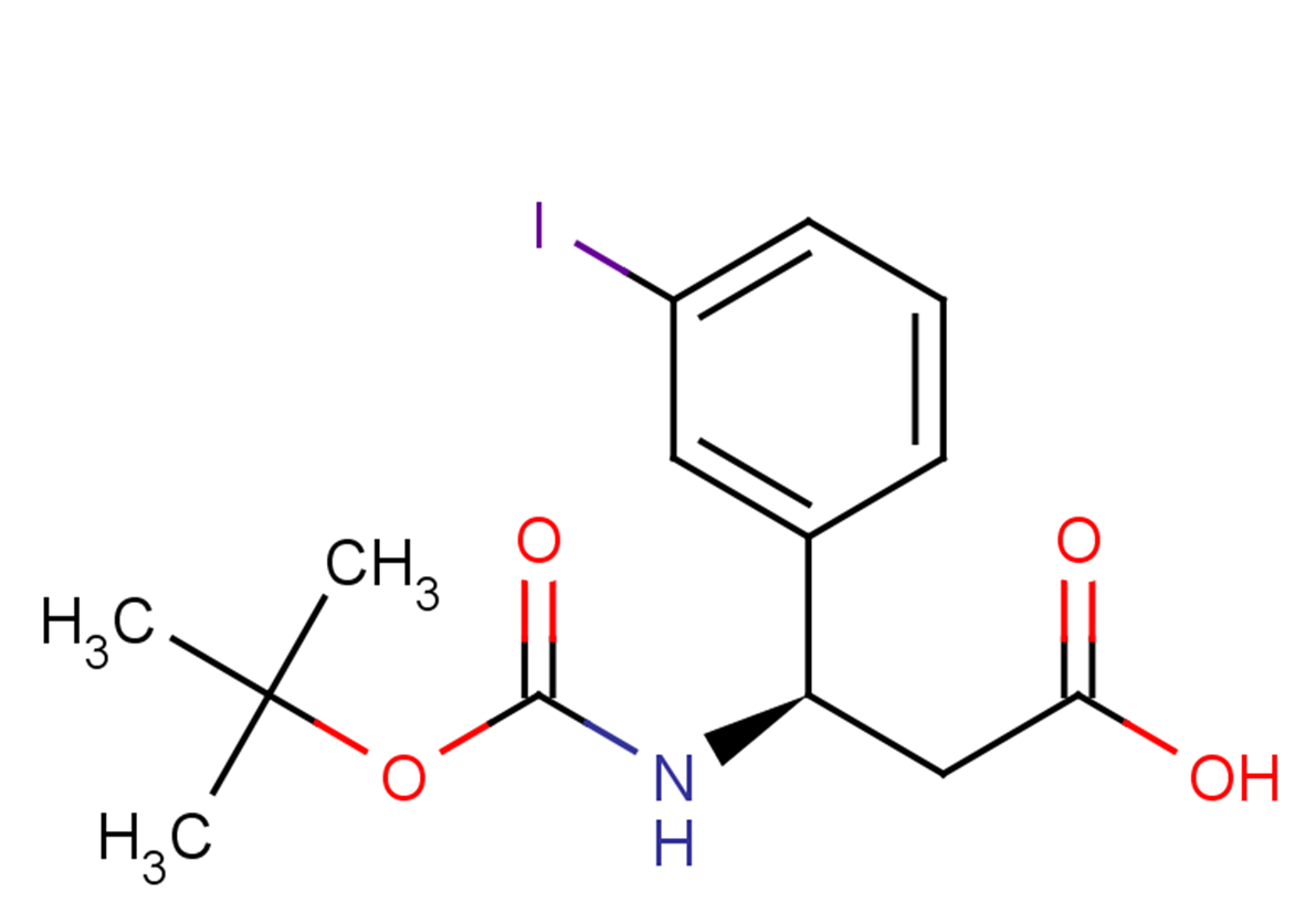 (3R)-3-{[(tert-butoxy)carbonyl]amino}-3-(3-iodophenyl)propanoic acid