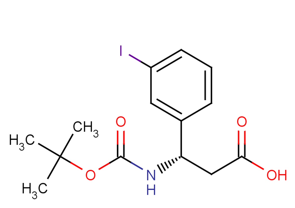 (3S)-3-{[(tert-butoxy)carbonyl]amino}-3-(3-iodophenyl)propanoic acid