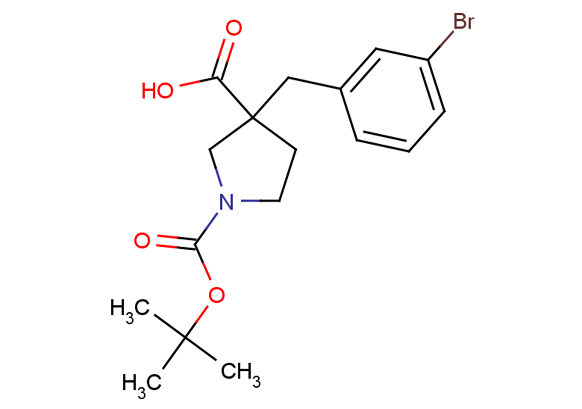 3-[(3-bromophenyl)methyl]-1-[(tert-butoxy)carbonyl]pyrrolidine-3-carboxylic acid