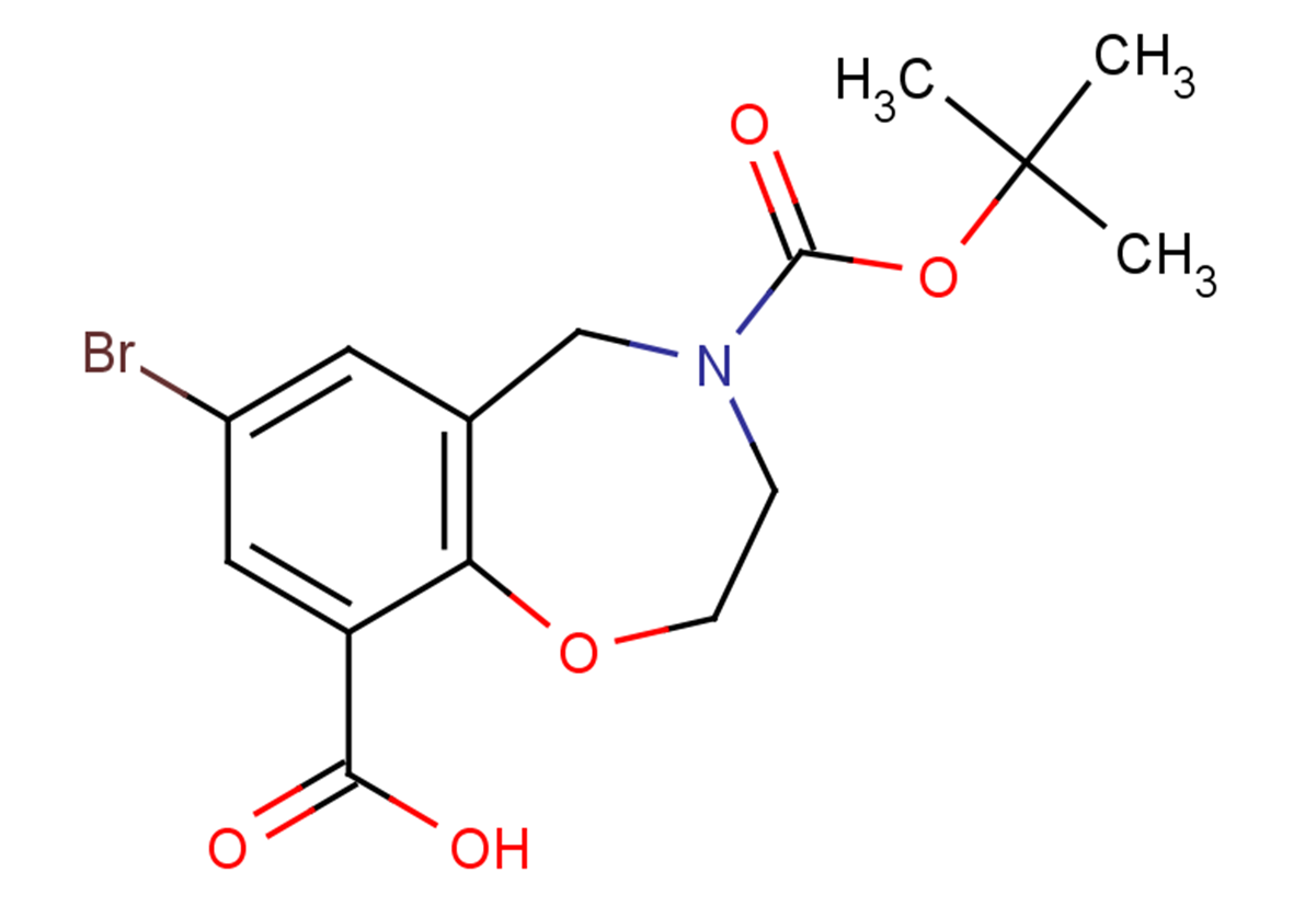 7-bromo-4-[(tert-butoxy)carbonyl]-2,3,4,5-tetrahydro-1,4-benzoxazepine-9-carboxylic acid