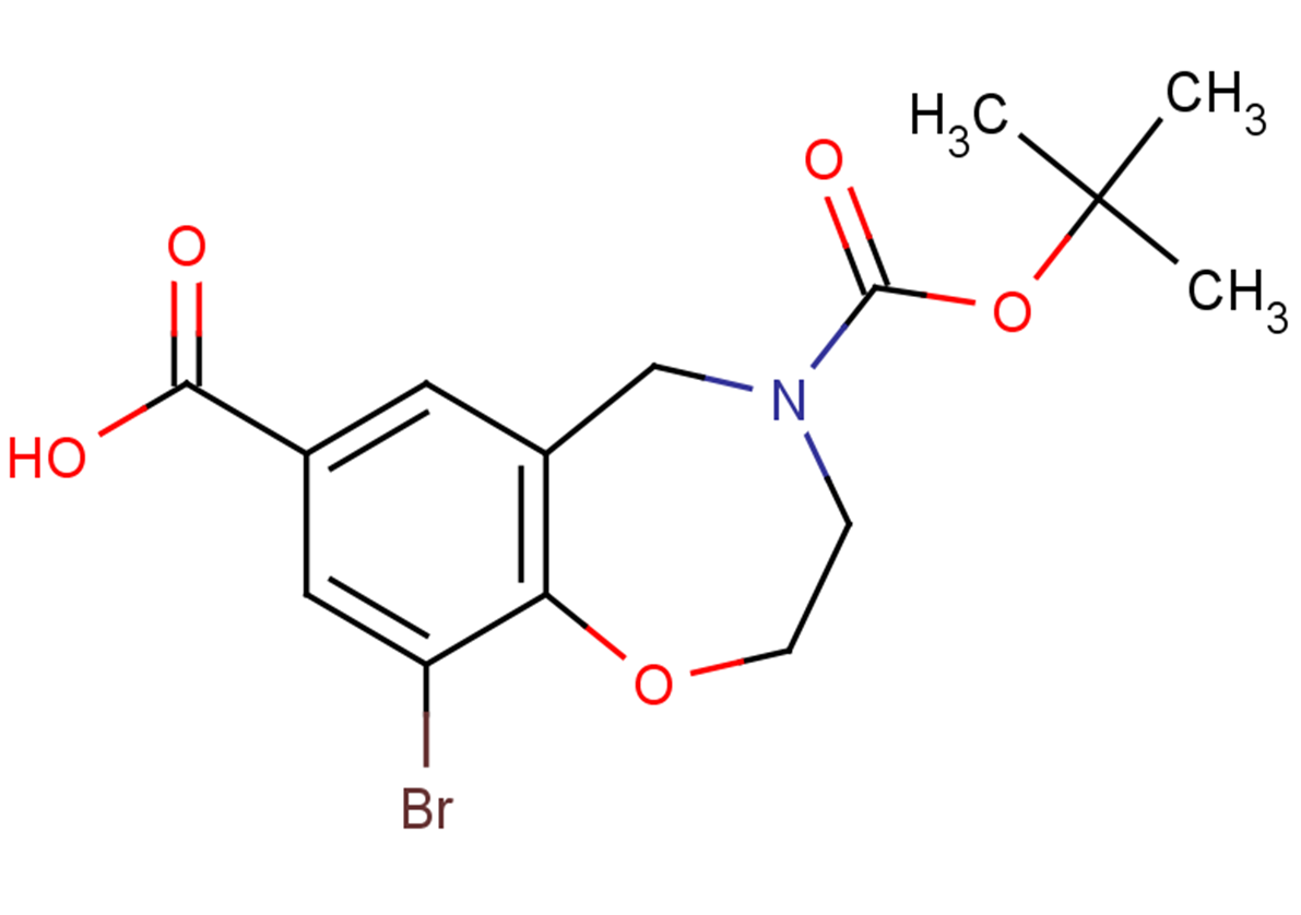 9-bromo-4-[(tert-butoxy)carbonyl]-2,3,4,5-tetrahydro-1,4-benzoxazepine-7-carboxylic acid