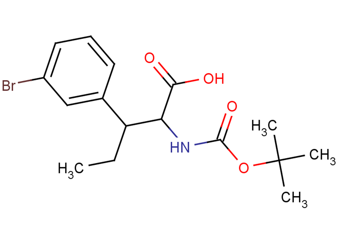 3-(3-bromophenyl)-2-{[(tert-butoxy)carbonyl]amino}pentanoic acid