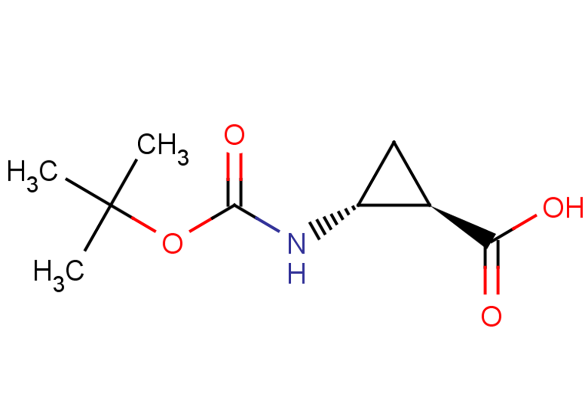 (1R,2R)-2-{[(tert-butoxy)carbonyl]amino}cyclopropane-1-carboxylic acid
