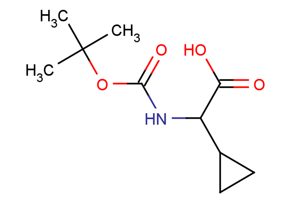 2-{[(tert-butoxy)carbonyl]amino}-2-cyclopropylacetic acid