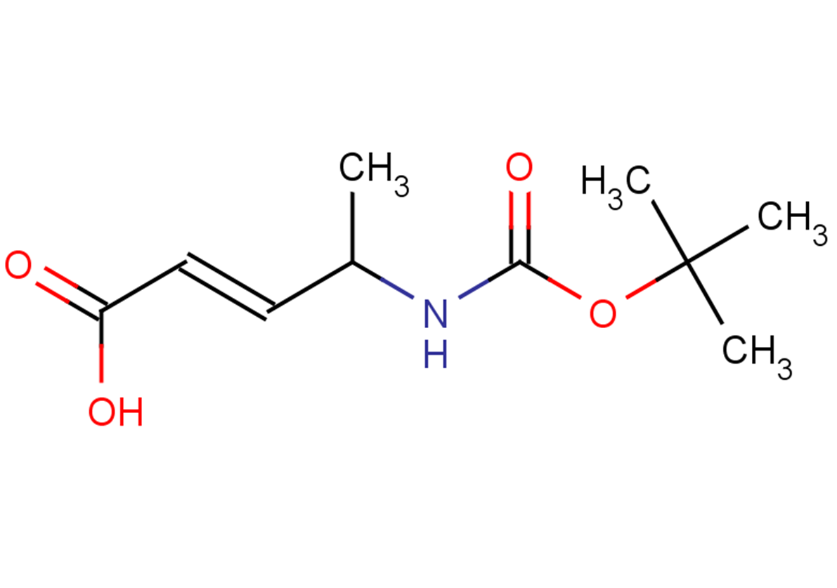 (2E)-4-{[(tert-butoxy)carbonyl]amino}pent-2-enoic acid