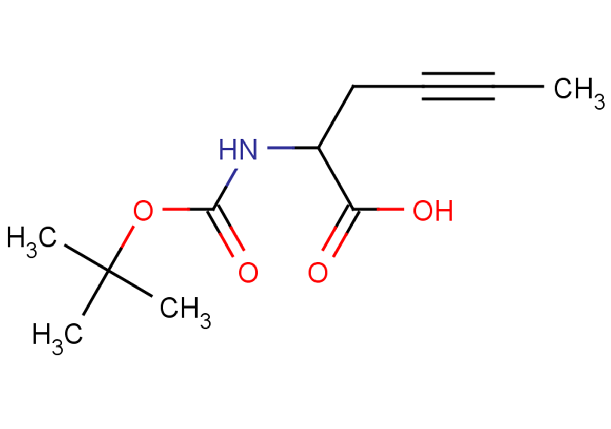 2-{[(tert-butoxy)carbonyl]amino}hex-4-ynoic acid