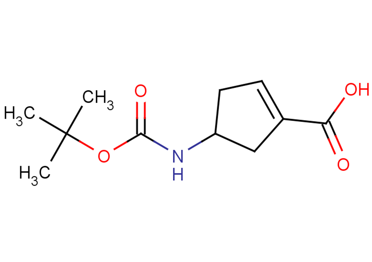 4-{[(tert-butoxy)carbonyl]amino}cyclopent-1-ene-1-carboxylic acid