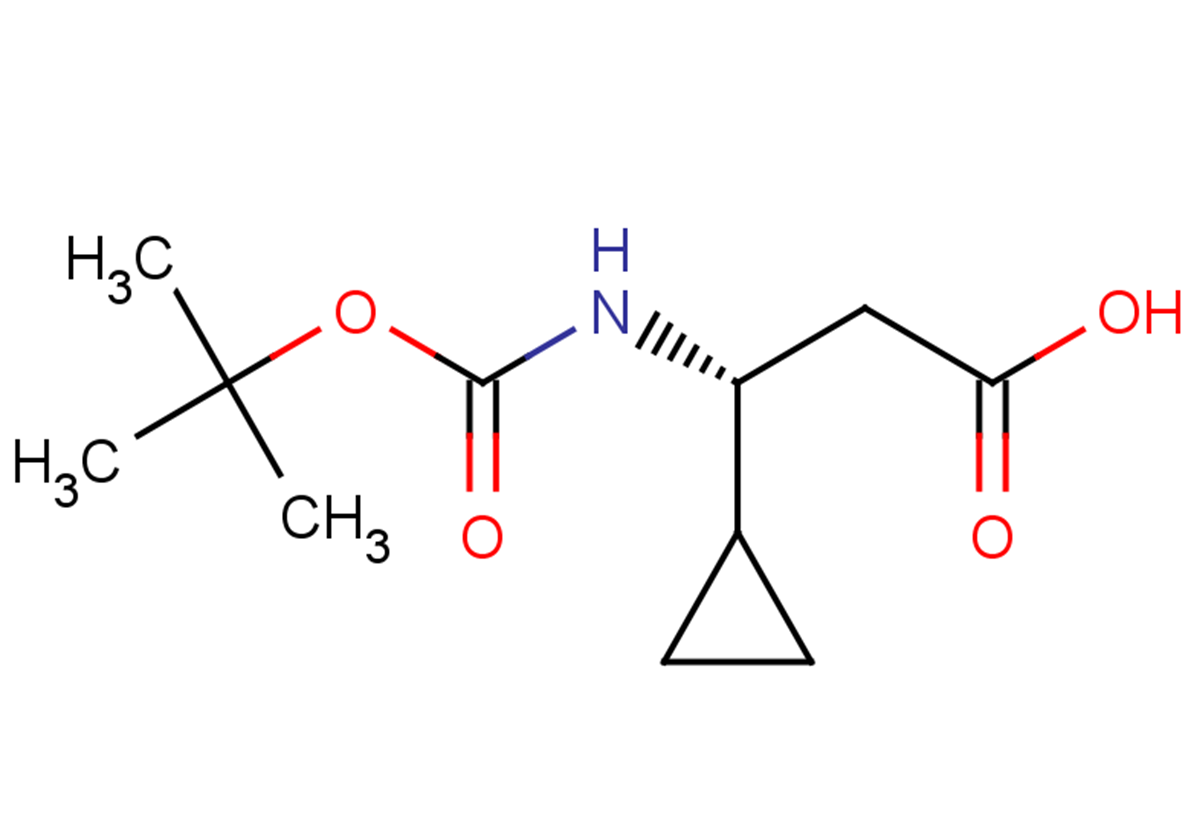 (3R)-3-{[(tert-butoxy)carbonyl]amino}-3-cyclopropylpropanoic acid