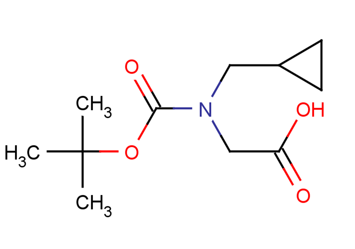 2-{[(tert-butoxy)carbonyl](cyclopropylmethyl)amino}acetic acid
