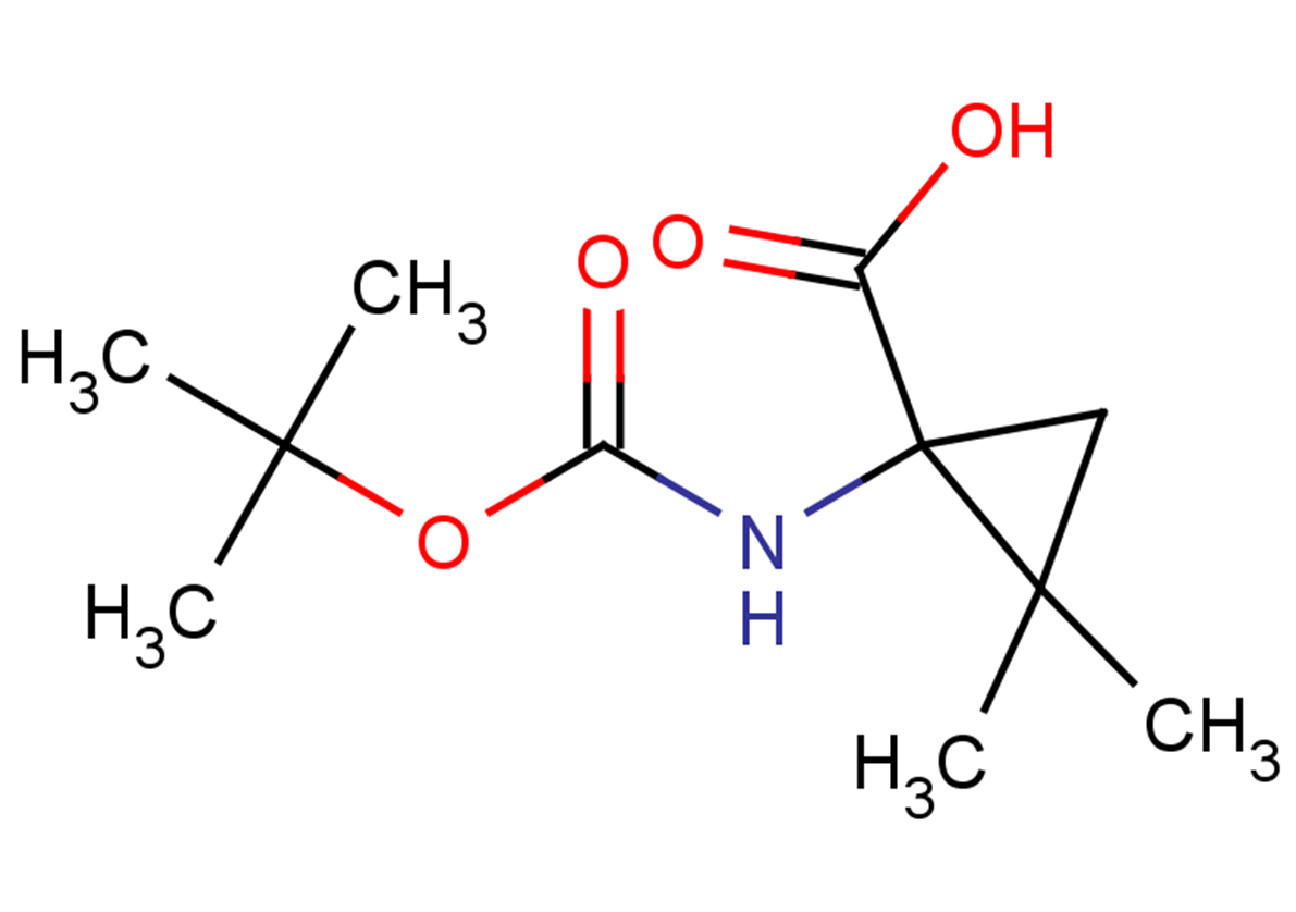 1-{[(tert-butoxy)carbonyl]amino}-2,2-dimethylcyclopropane-1-carboxylic acid