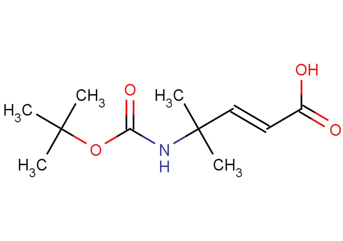 (2E)-4-{[(tert-butoxy)carbonyl]amino}-4-methylpent-2-enoic acid