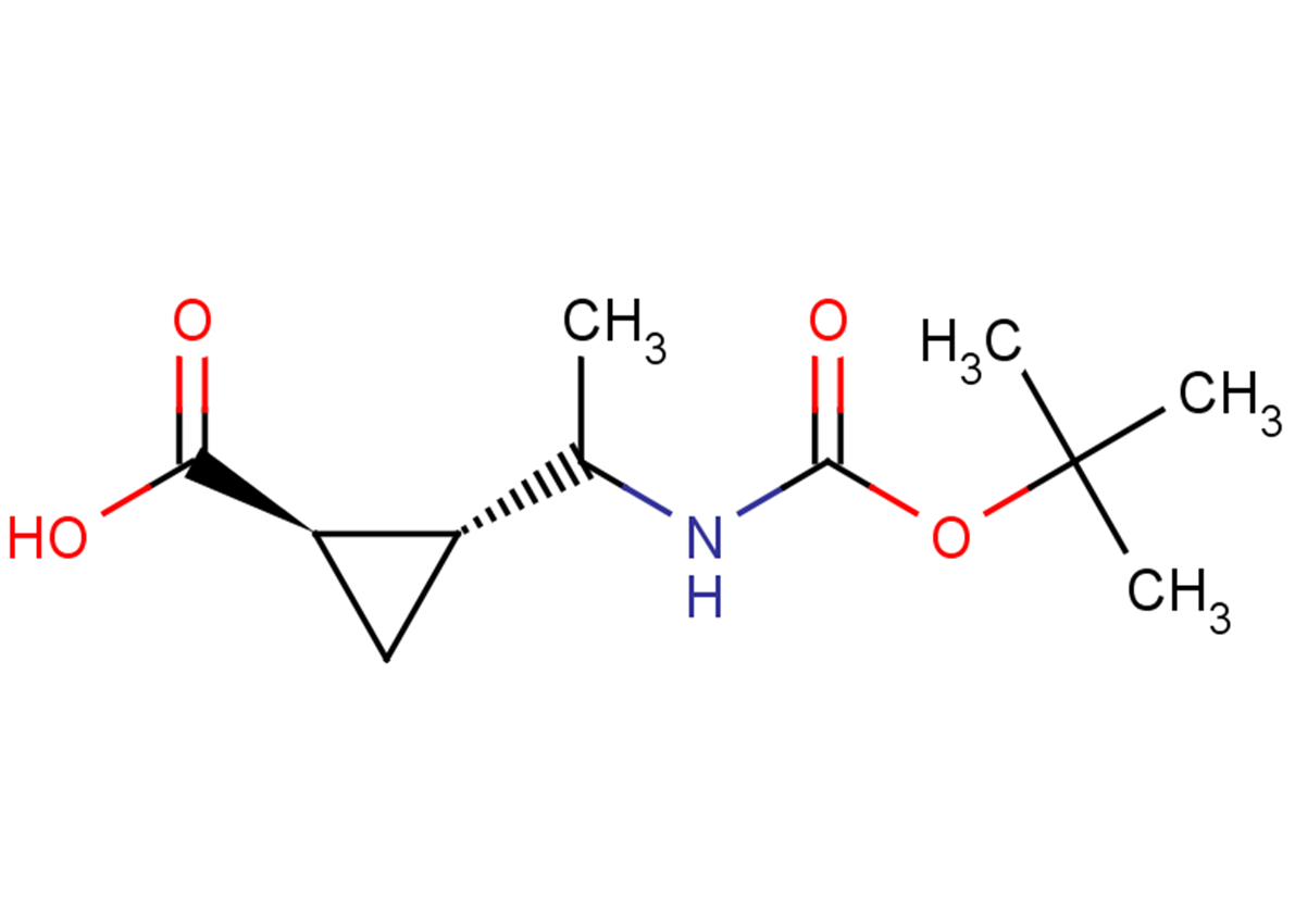 (1R,2R)-2-(1-{[(tert-butoxy)carbonyl]amino}ethyl)cyclopropane-1-carboxylic acid