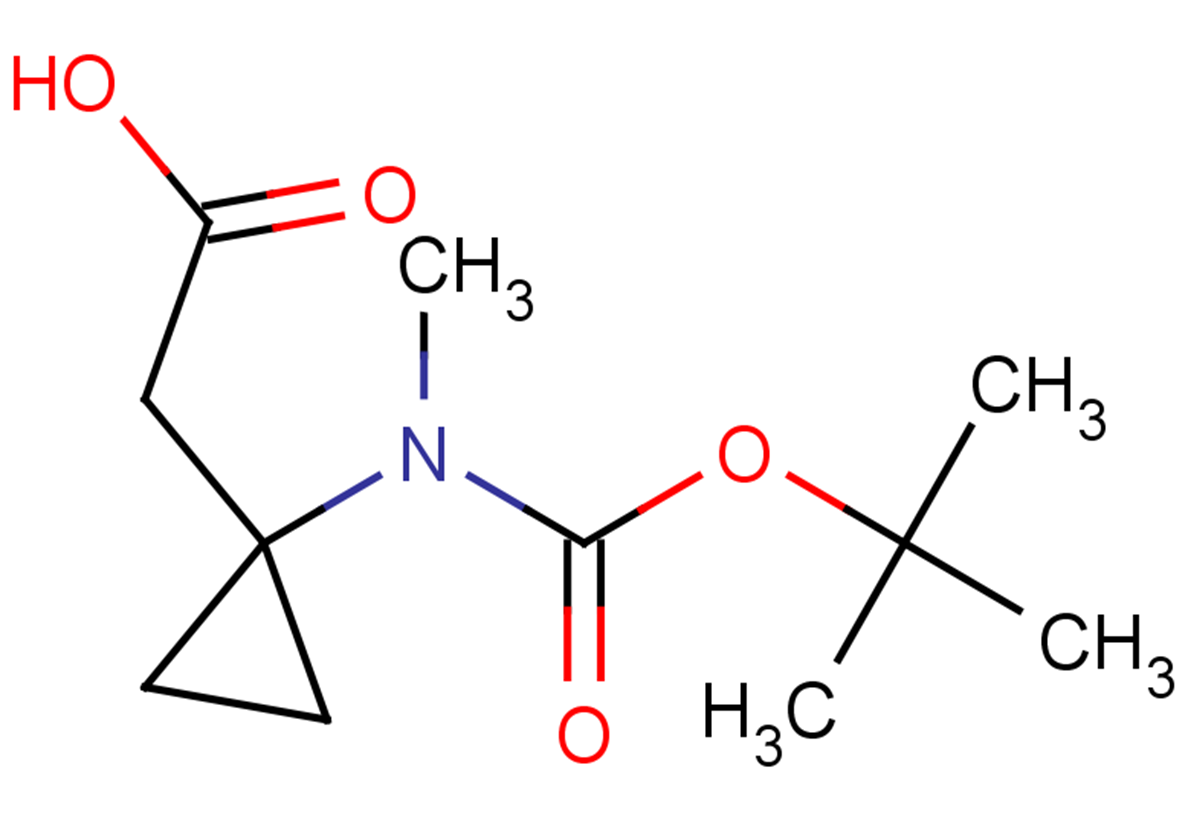2-(1-{[(tert-butoxy)carbonyl](methyl)amino}cyclopropyl)acetic acid