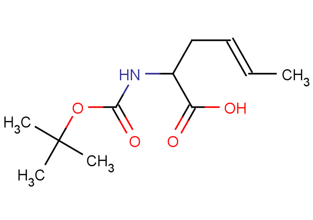 (4E)-2-{[(tert-butoxy)carbonyl]amino}hex-4-enoic acid