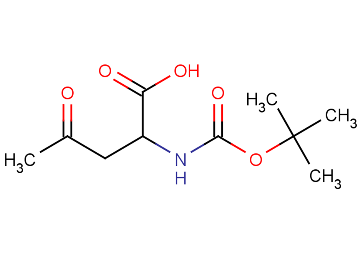 2-{[(tert-butoxy)carbonyl]amino}-4-oxopentanoic acid