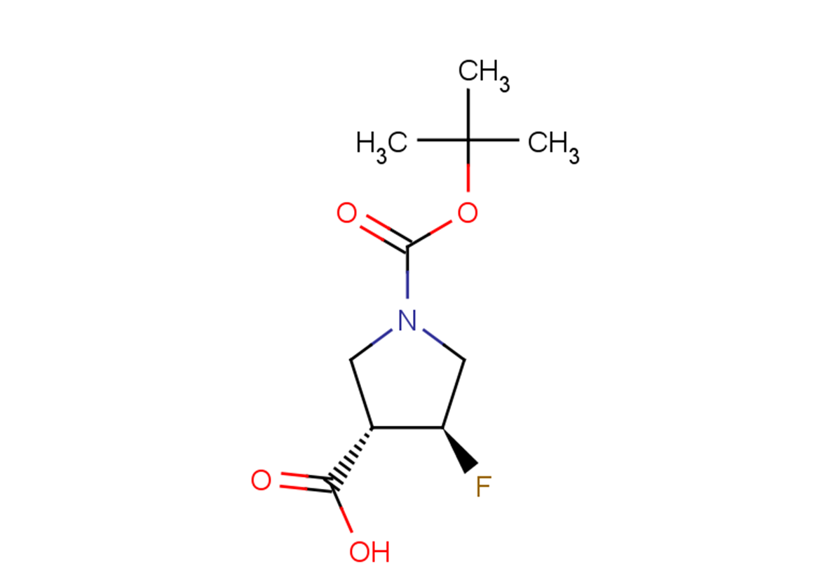 (3S,4S)-1-[(tert-butoxy)carbonyl]-4-fluoropyrrolidine-3-carboxylic acid