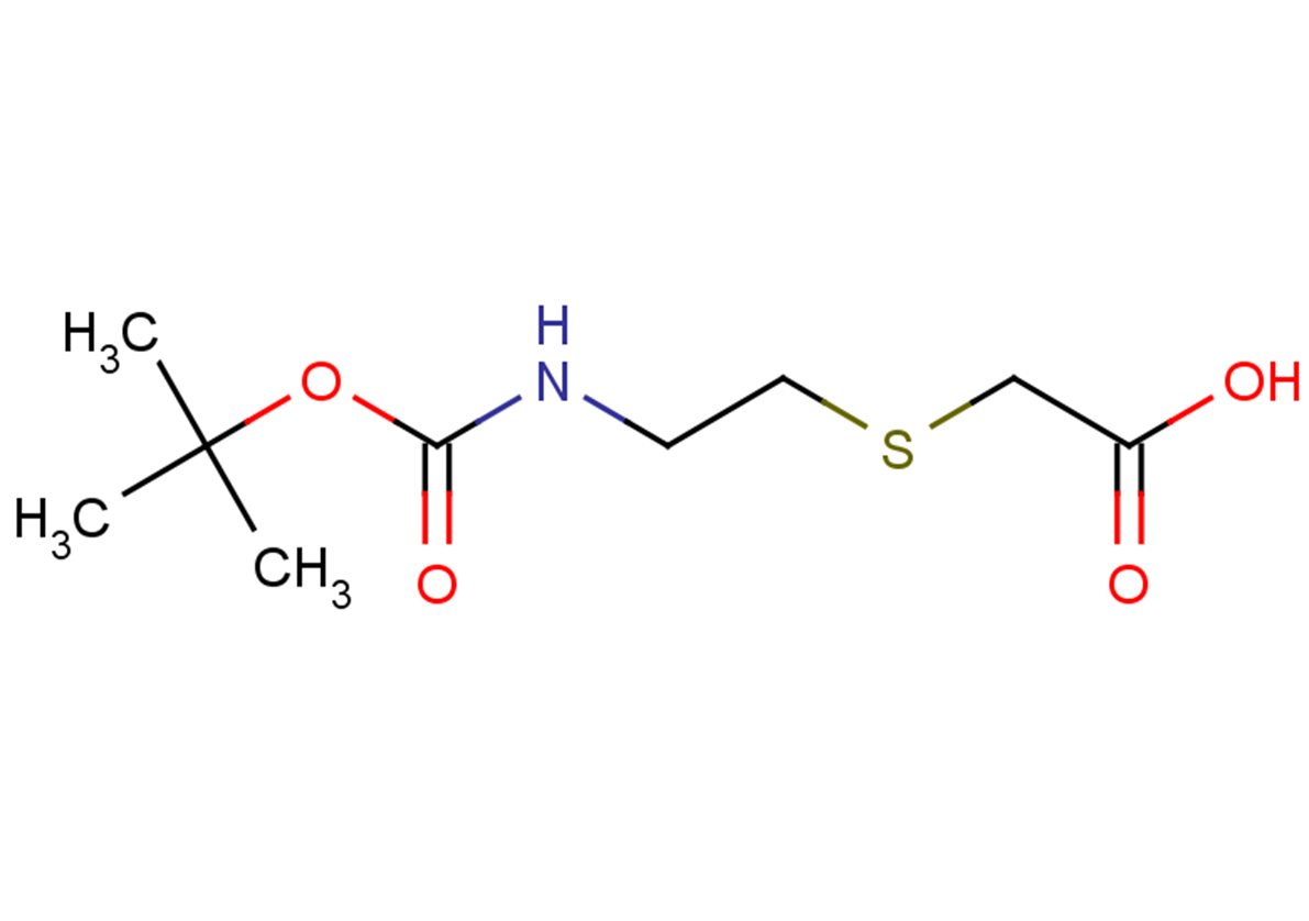 2-[(2-{[(tert-butoxy)carbonyl]amino}ethyl)sulfanyl]acetic acid