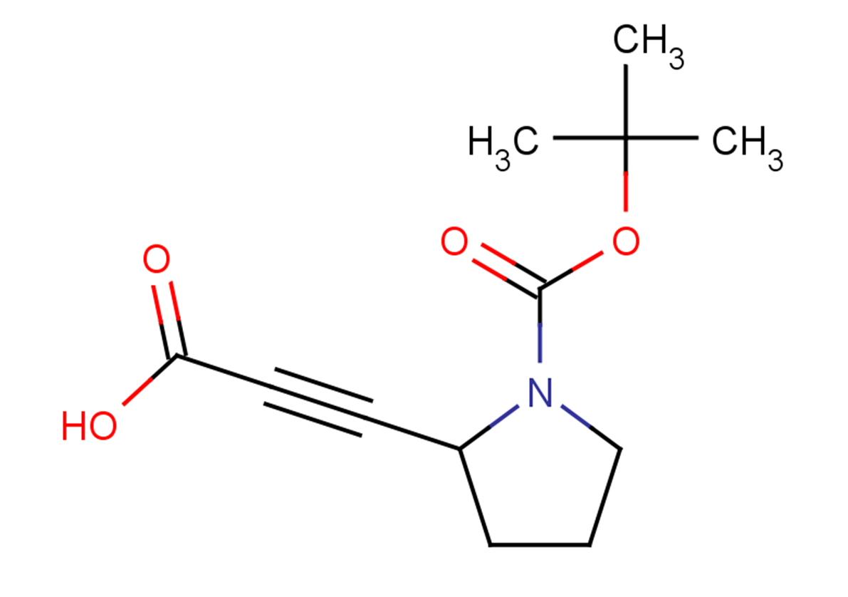 3-{1-[(tert-butoxy)carbonyl]pyrrolidin-2-yl}prop-2-ynoic acid