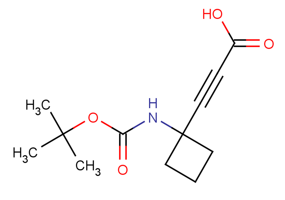 3-(1-{[(tert-butoxy)carbonyl]amino}cyclobutyl)prop-2-ynoic acid