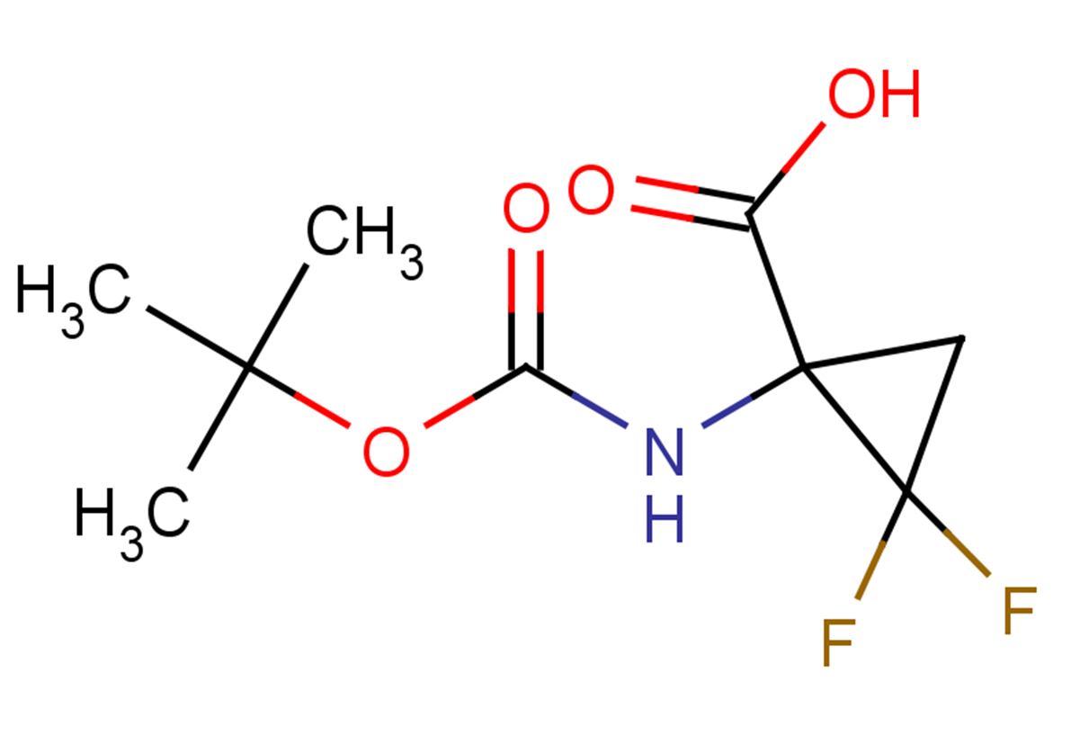 1-{[(tert-butoxy)carbonyl]amino}-2,2-difluorocyclopropane-1-carboxylic acid