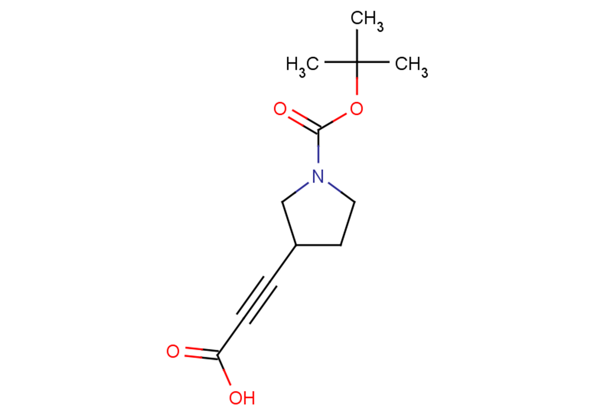 3-{1-[(tert-butoxy)carbonyl]pyrrolidin-3-yl}prop-2-ynoic acid