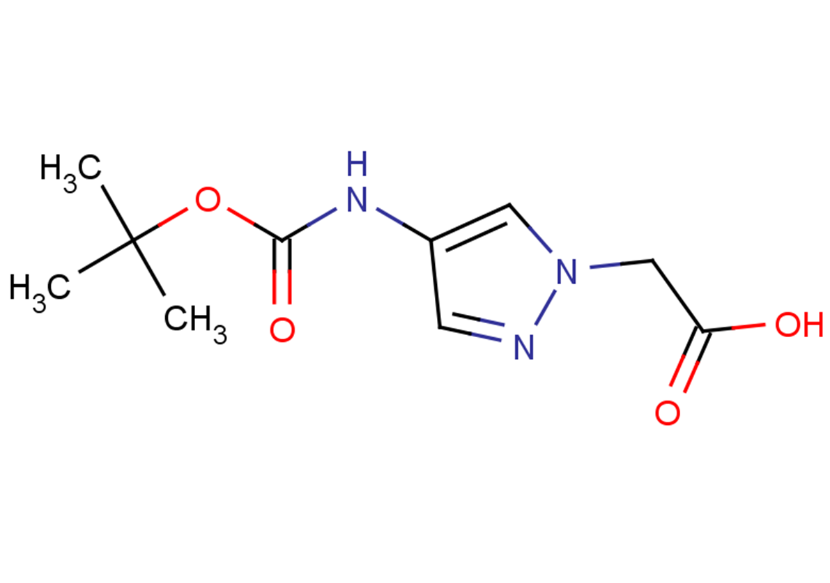 2-(4-{[(tert-butoxy)carbonyl]amino}-1H-pyrazol-1-yl)acetic acid
