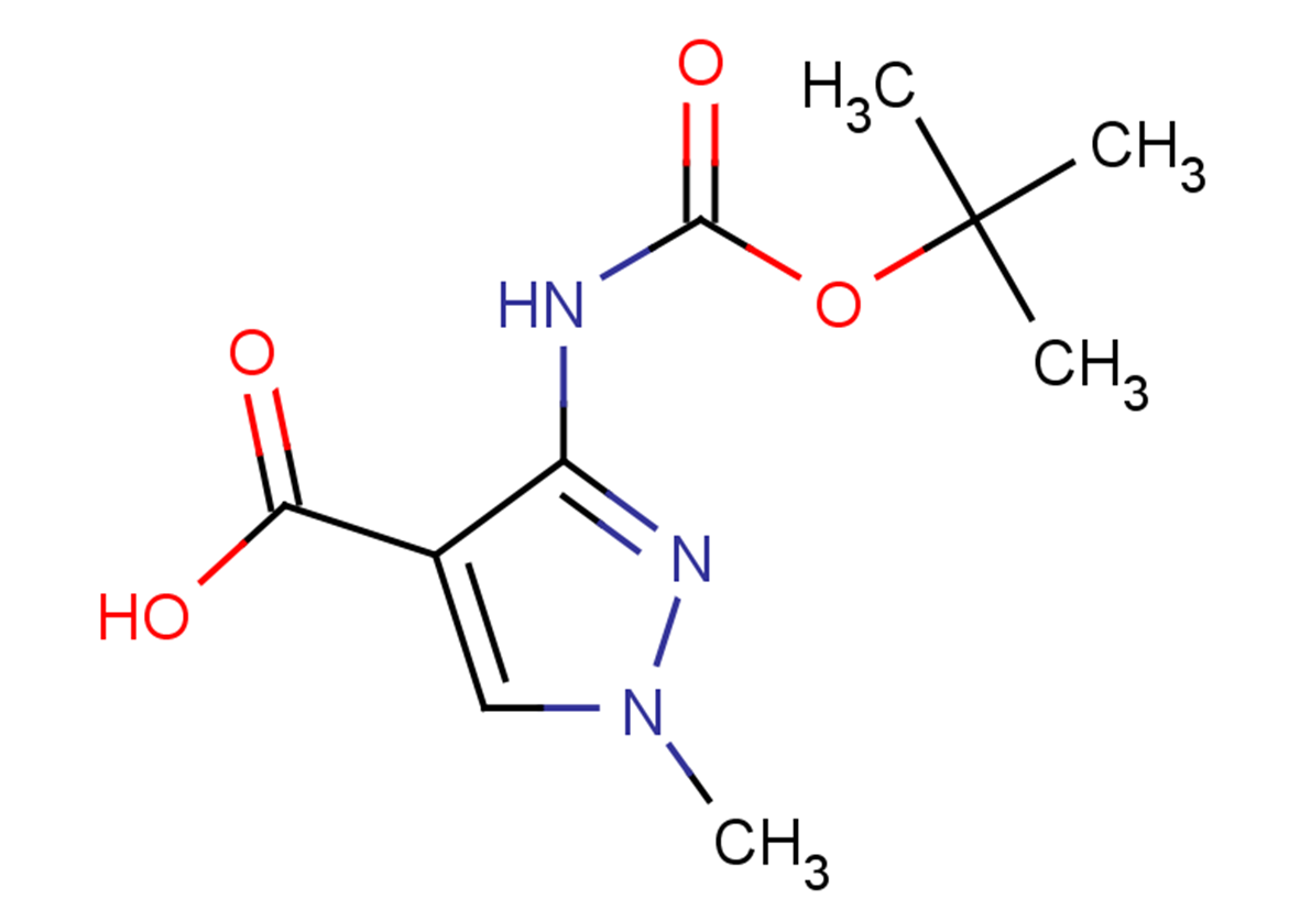 3-{[(tert-butoxy)carbonyl]amino}-1-methyl-1H-pyrazole-4-carboxylic acid