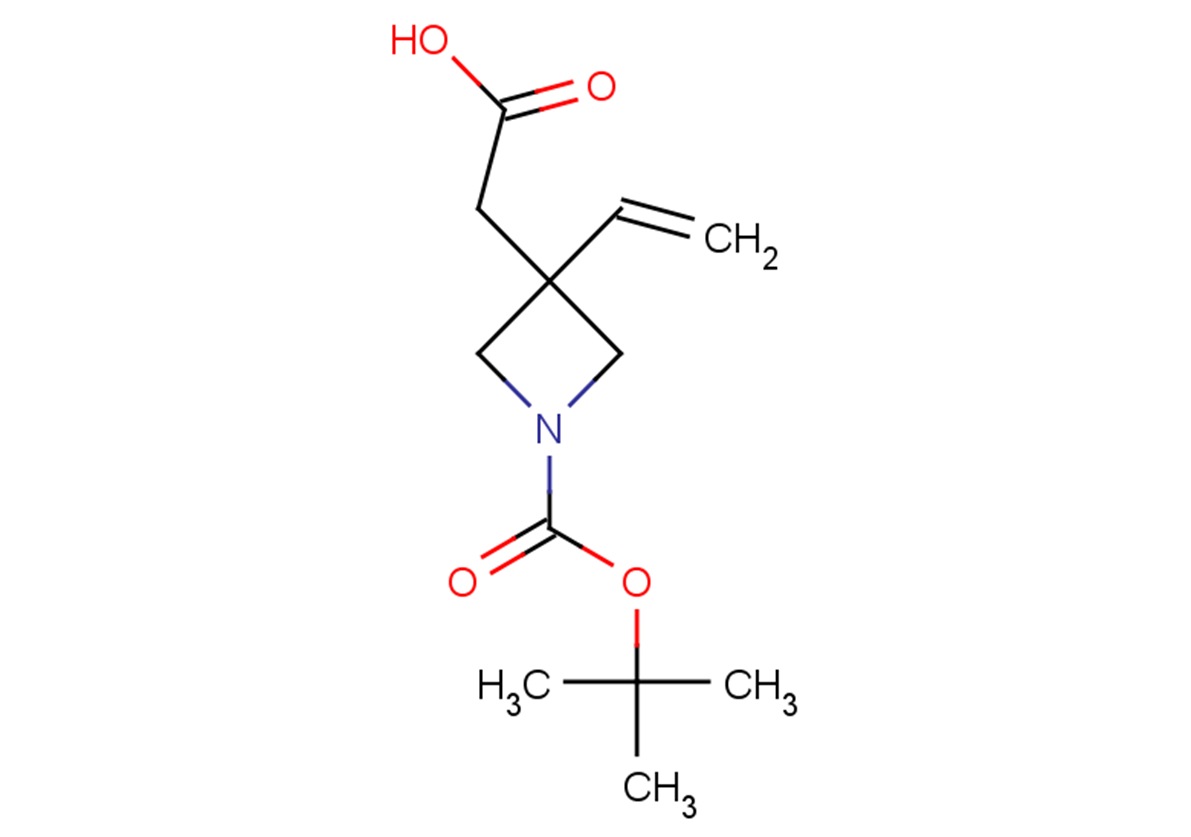 2-{1-[(tert-butoxy)carbonyl]-3-ethenylazetidin-3-yl}acetic acid