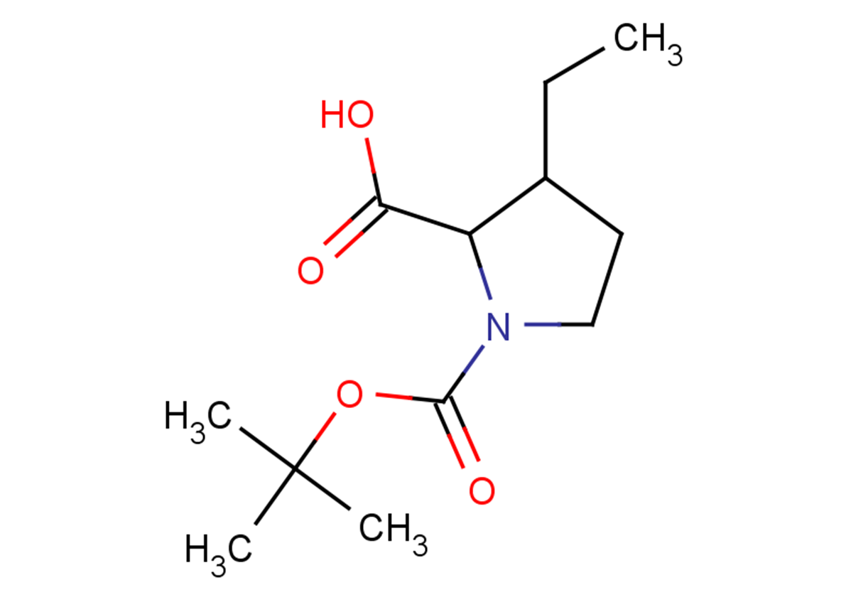 1-[(tert-butoxy)carbonyl]-3-ethylpyrrolidine-2-carboxylic acid