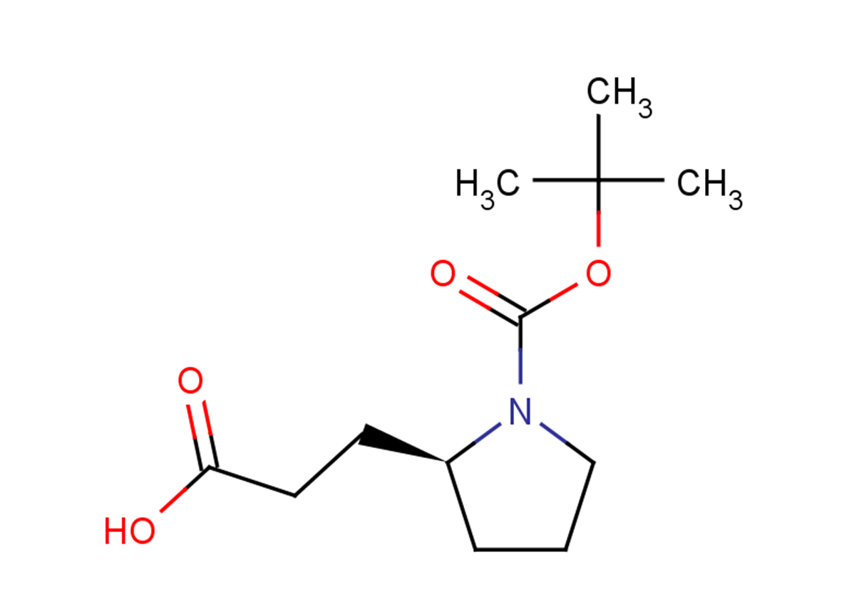 3-[(2S)-1-[(tert-butoxy)carbonyl]pyrrolidin-2-yl]propanoic acid