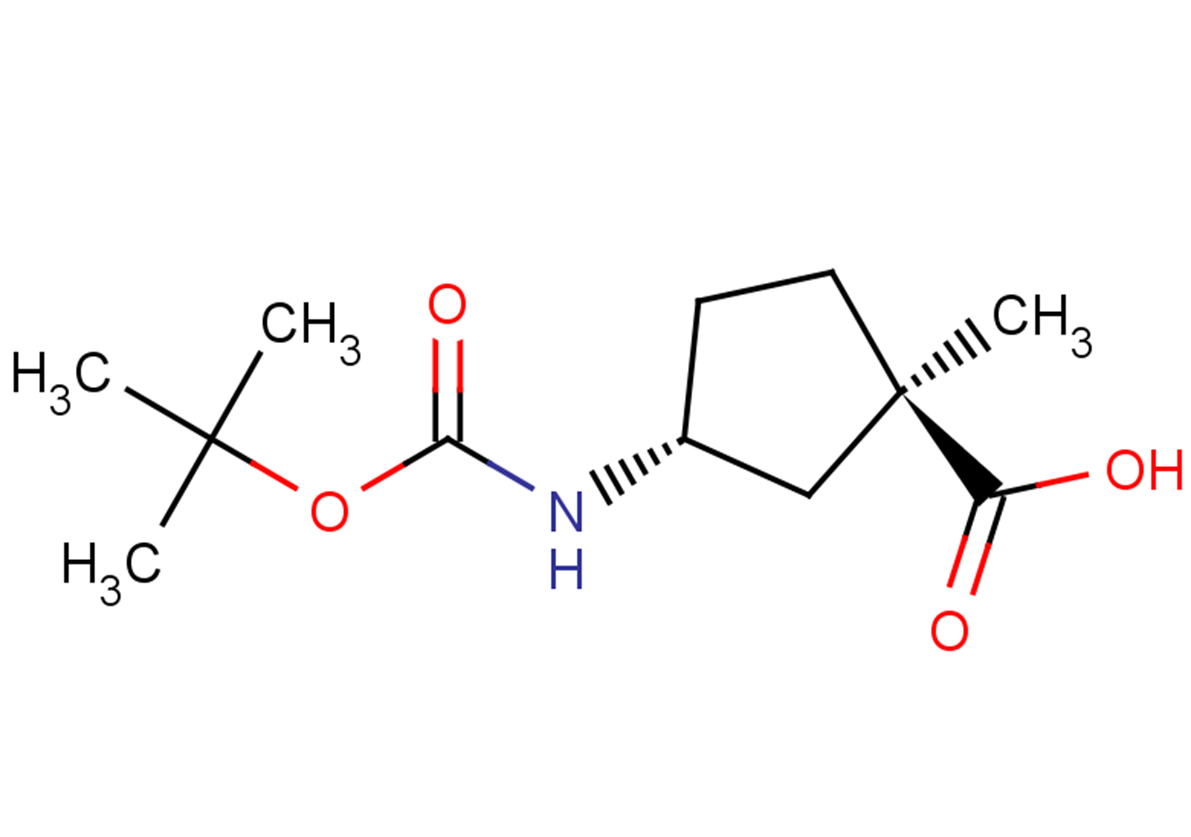 (1R,3R)-3-{[(tert-butoxy)carbonyl]amino}-1-methylcyclopentane-1-carboxylic acid