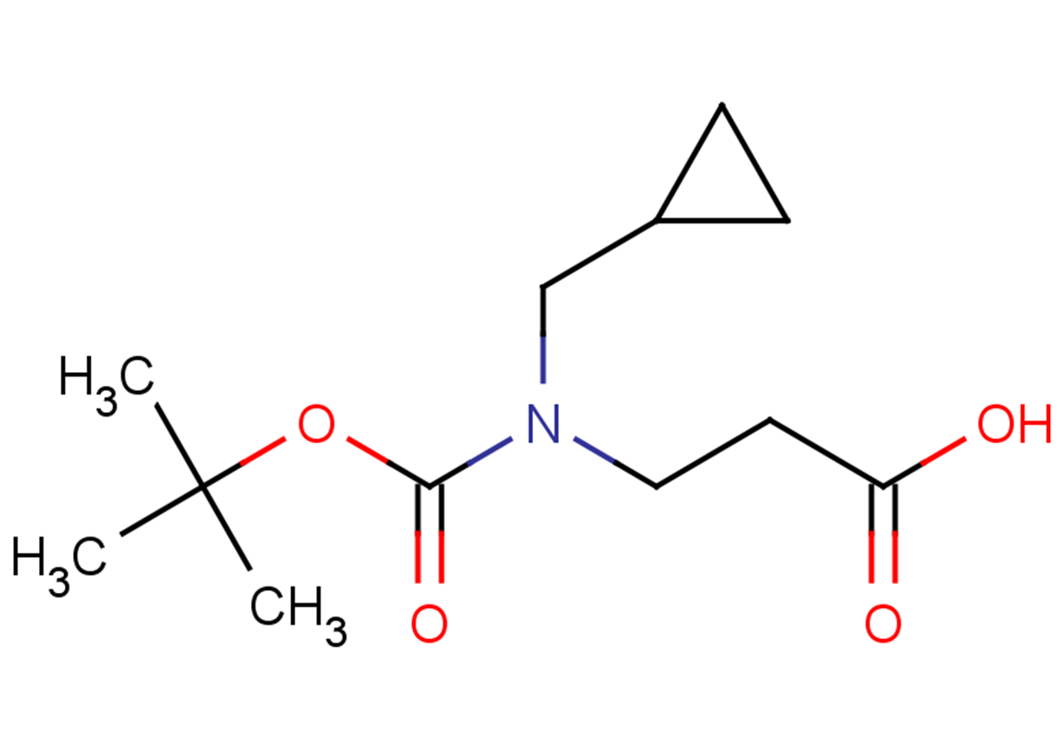 3-{[(tert-butoxy)carbonyl](cyclopropylmethyl)amino}propanoic acid
