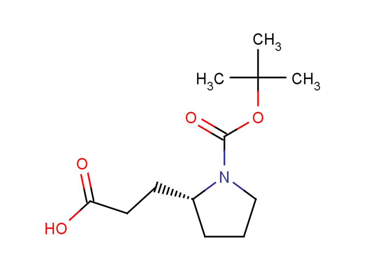 3-[(2R)-1-[(tert-butoxy)carbonyl]pyrrolidin-2-yl]propanoic acid