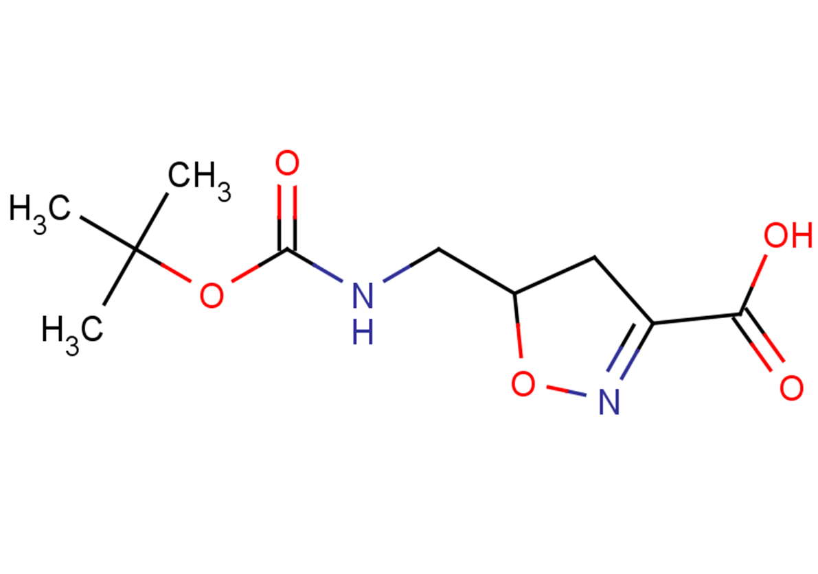5-({[(tert-butoxy)carbonyl]amino}methyl)-4,5-dihydro-1,2-oxazole-3-carboxylic acid