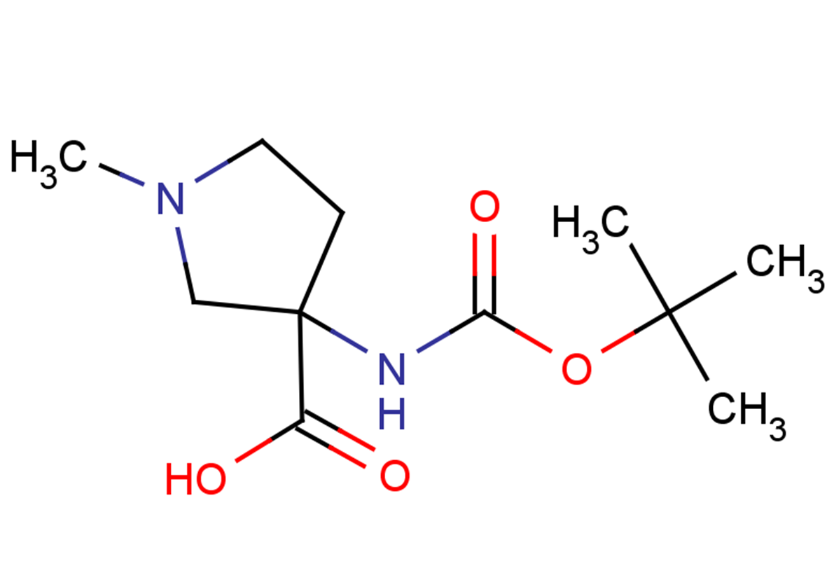 3-{[(tert-butoxy)carbonyl]amino}-1-methylpyrrolidine-3-carboxylic acid