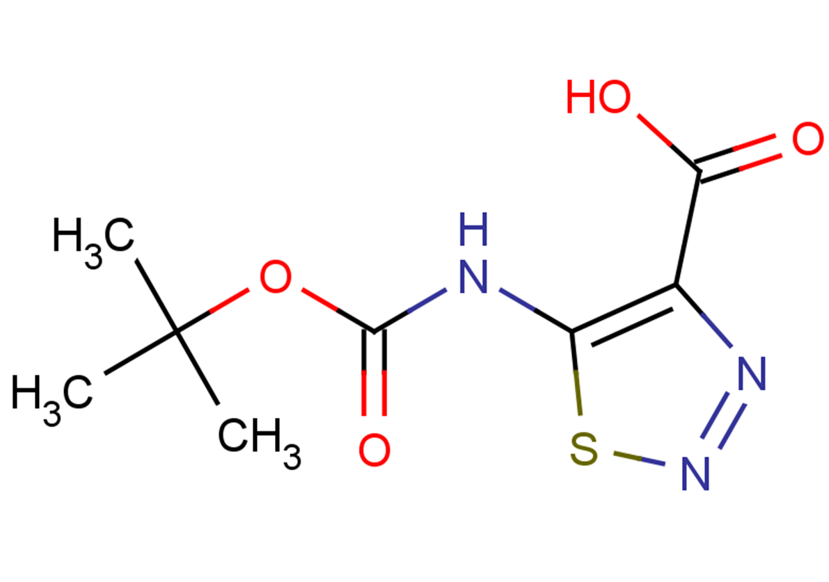 5-{[(tert-butoxy)carbonyl]amino}-1,2,3-thiadiazole-4-carboxylic acid