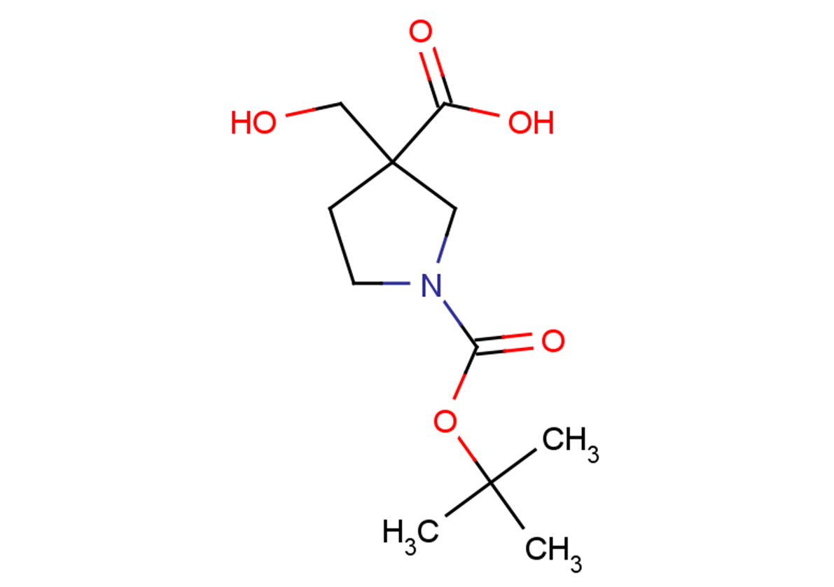 1-[(tert-butoxy)carbonyl]-3-(hydroxymethyl)pyrrolidine-3-carboxylic acid