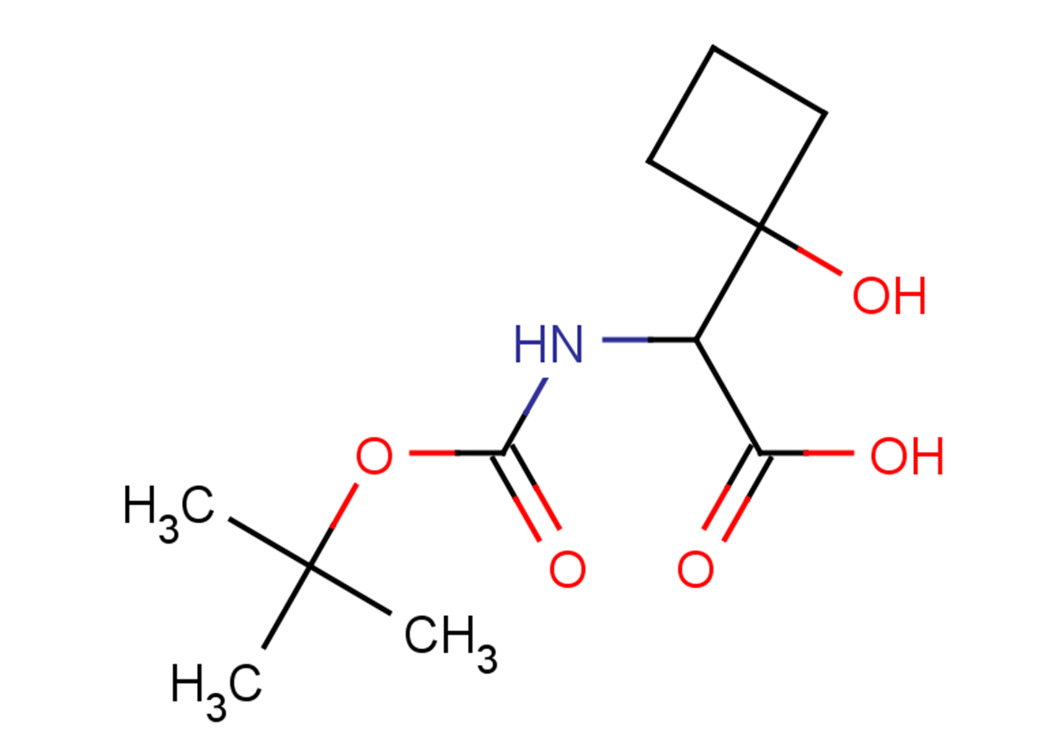 2-{[(tert-butoxy)carbonyl]amino}-2-(1-hydroxycyclobutyl)acetic acid