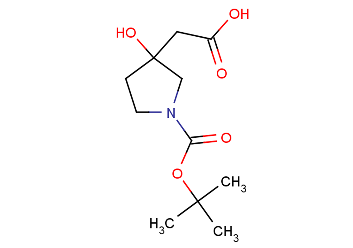 2-{1-[(tert-butoxy)carbonyl]-3-hydroxypyrrolidin-3-yl}acetic acid